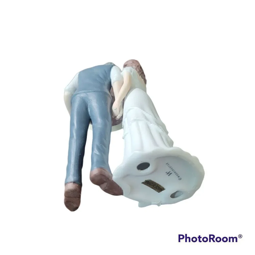 Hand painted WE DID Indie wedding topper